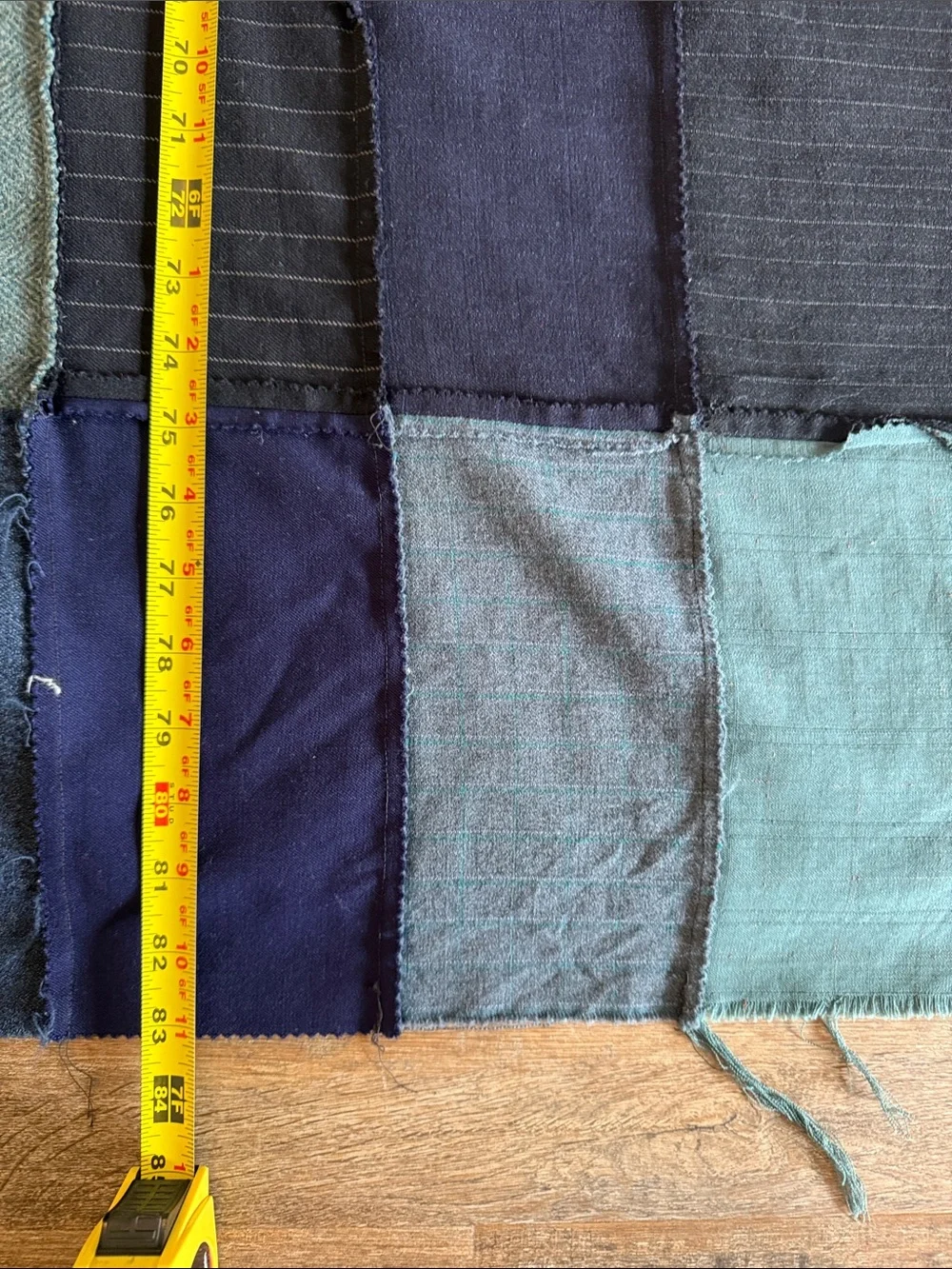 Vintage Patchwork Quilted Top Panel - Picture 8 of 10